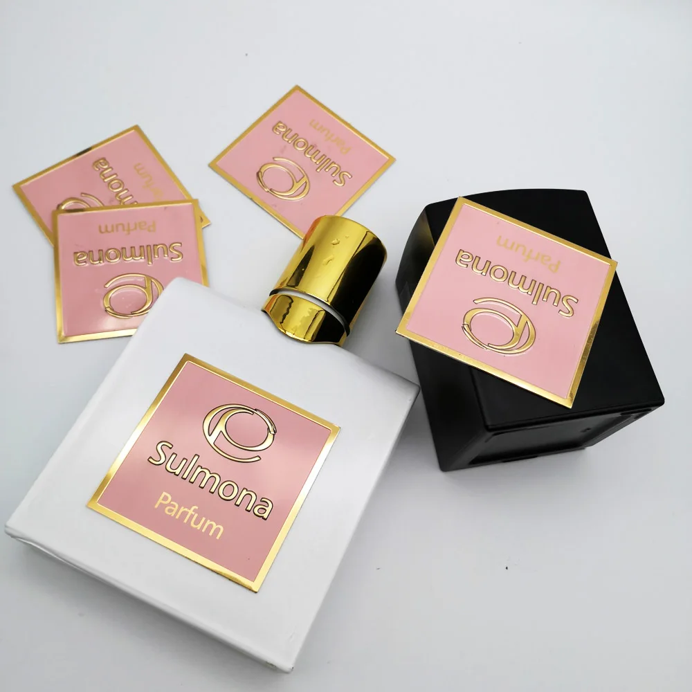Stiker Parfum - Custom Embossed Stickers for Perfume Bottles