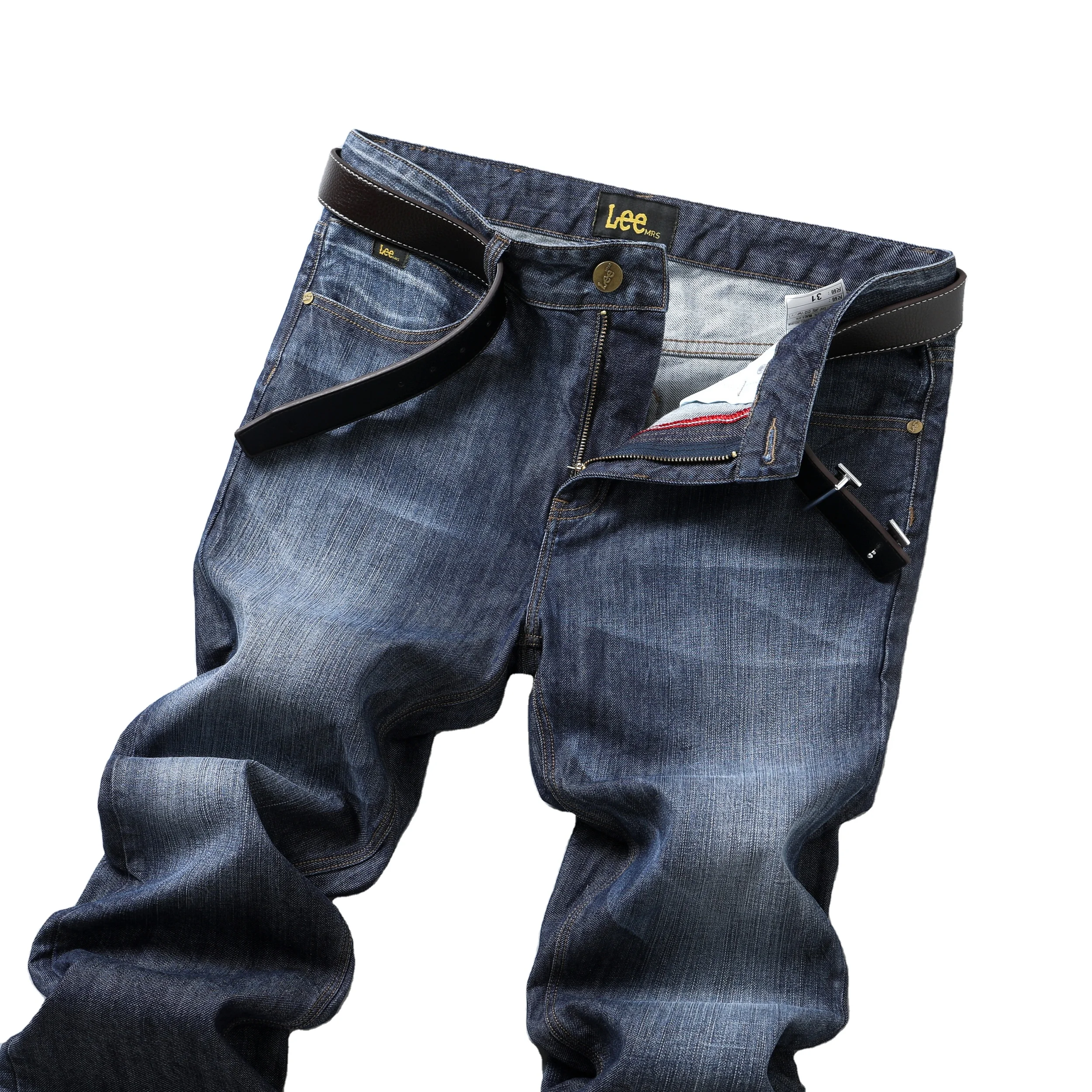 

Tendy straight loose jeans men plus size trousers All-match style