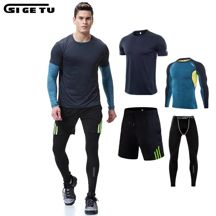 SUPER SEPTEMBER New design Anti-Bacterial jogging suit gym wear custom sportswear men for wholesales