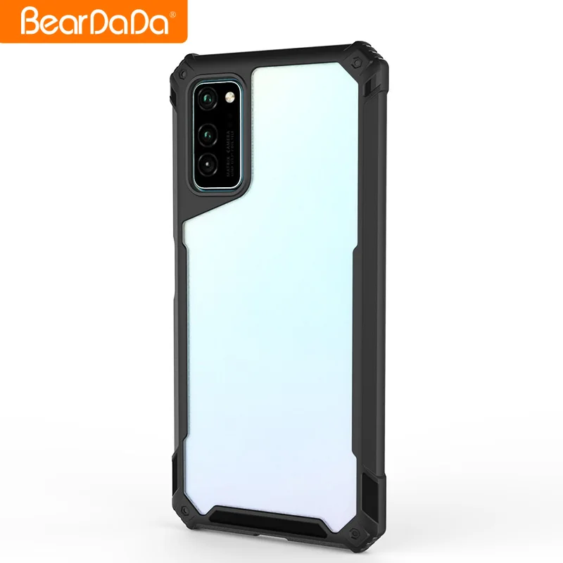 

High Quality simple design transparent clear acrylic mobile phone case for Huawei V30 smart phone case