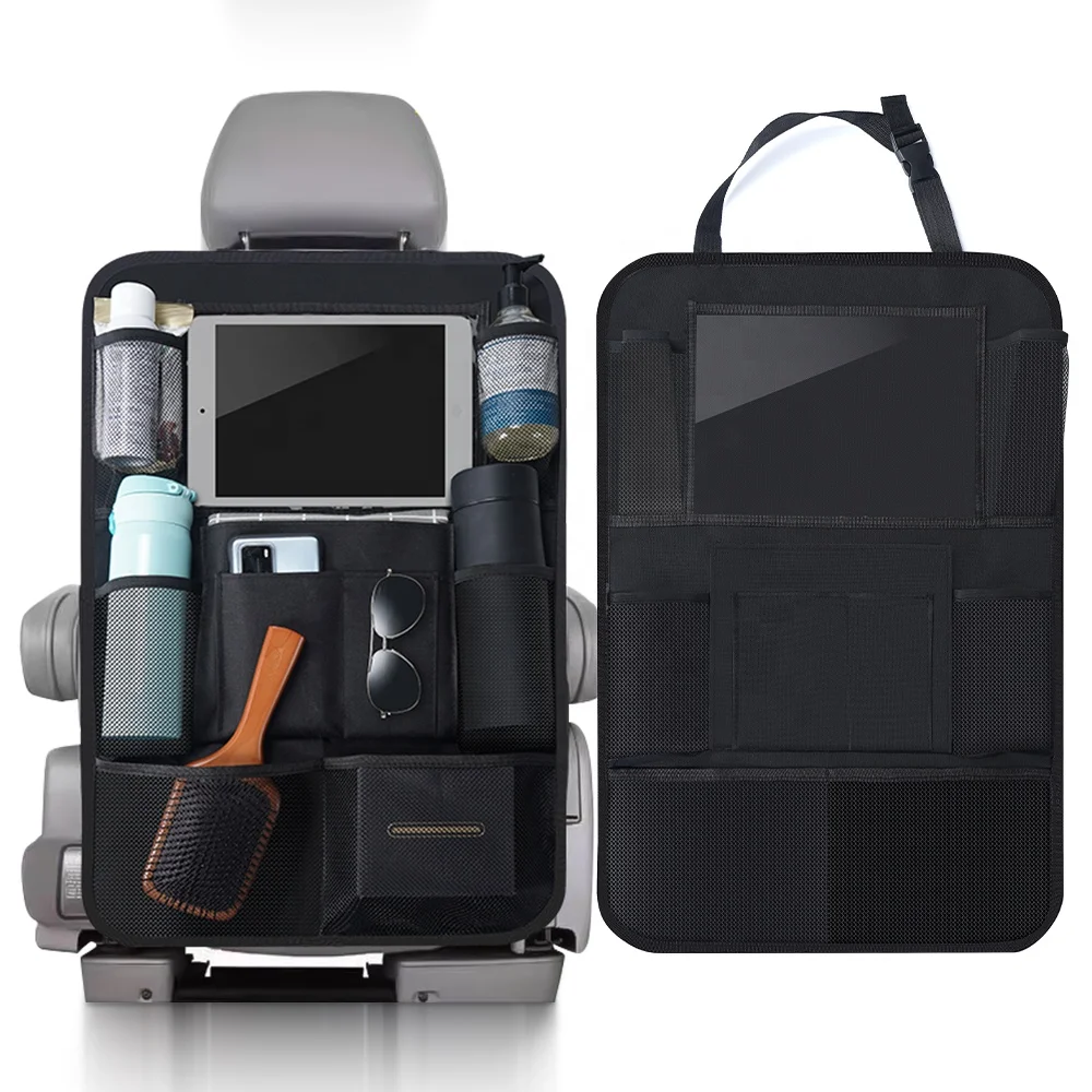 

QSP127 Multifunctional Car Back Seat Organizer Hanging Folding Storage Bag Car Back Seat Organizer Backseat Organizer