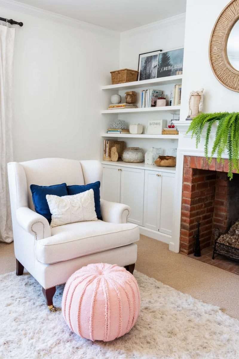 5 genius ways to style a serena lily pouf in your family friendly home