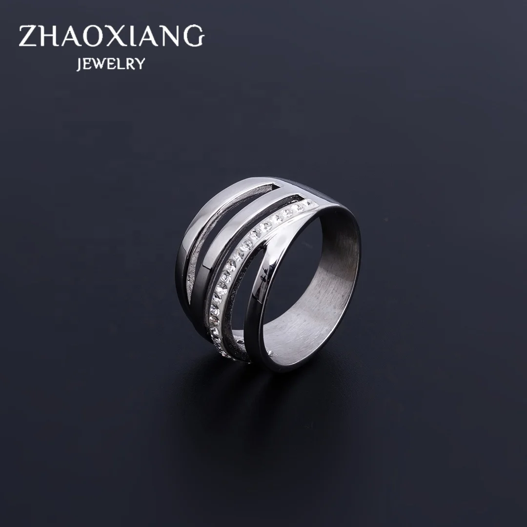 

Rings Charms Vintage Female Engagement Wedding Finger Ring Stainless Steel Jewellery