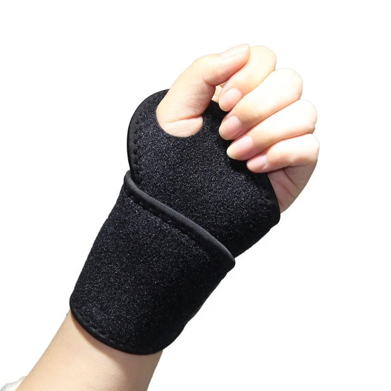 

Custom Wholesale Men Women Gymnastic Volleyball Badminton Gym Thumb Badminton Basketball Weight Lift Guard Wrist Support