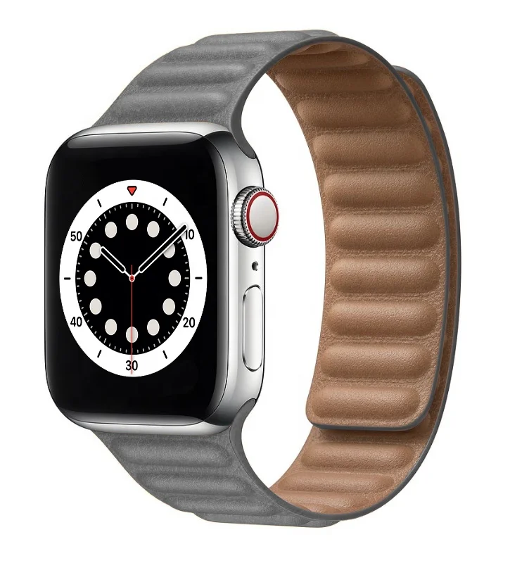 

High quality custom logo watch bands hot selling leather watch strap luxury Apple Watch Band, As picture