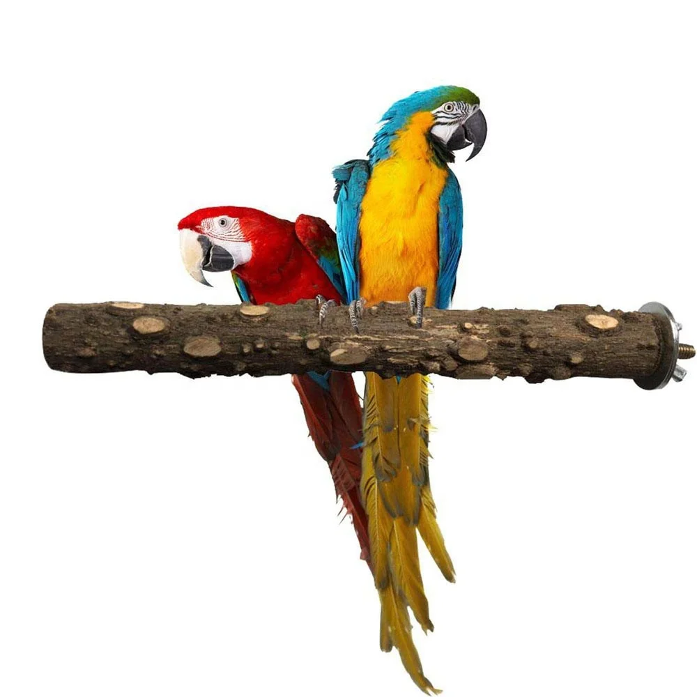 

Bird Toys Natural Logs Pepper Wood Standing Stick Perches Wood Pet Bite Claw Grinding Portable Toy prickly ash wood station, Natural pepper wood