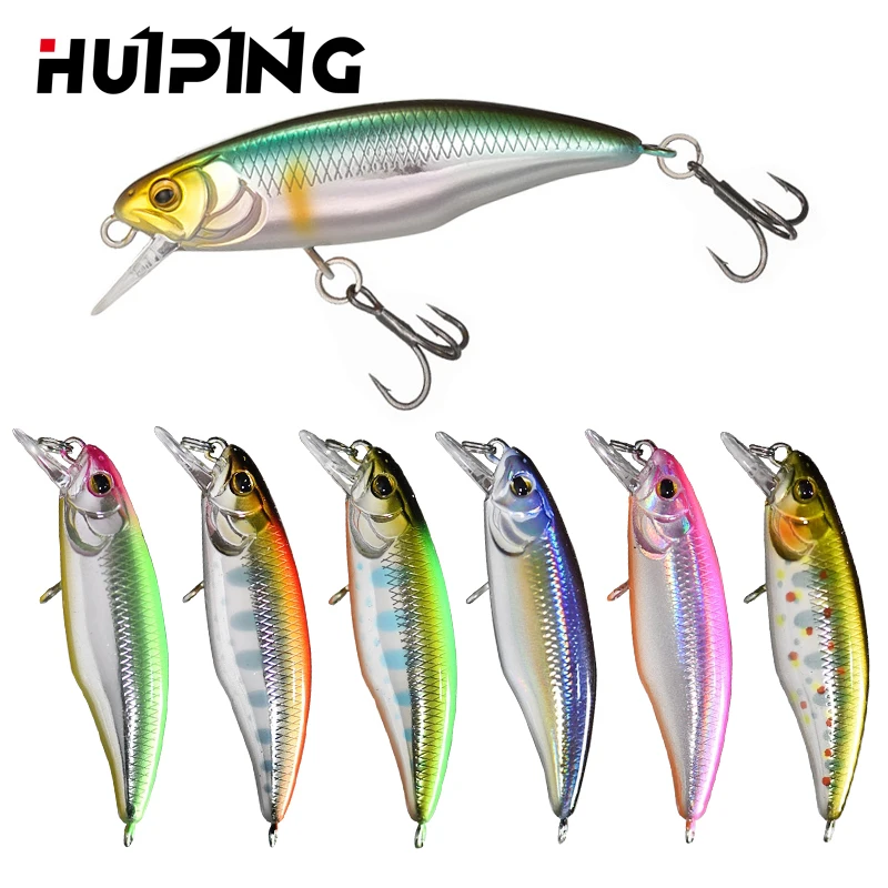 

Japan Lure Minnow crankbait 52mm 4.5g isca artificial wobbler fishing lures sinking bass trout pesca fishing lure 9102, 8 colors