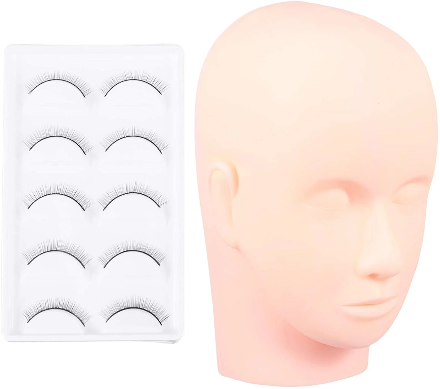 

Mannequin For Eyelashes Set Lash Mannequin Head Dummy For Eyelash Extension Practice Lashes Accessories Lash Extension Supplies