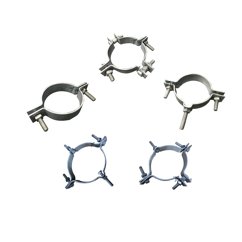 Pole Line Hardware Deg Ca Gca Rl 2a Type Pole Clamp Bracket Hot Dip Galvanized Buy Pole Clamp