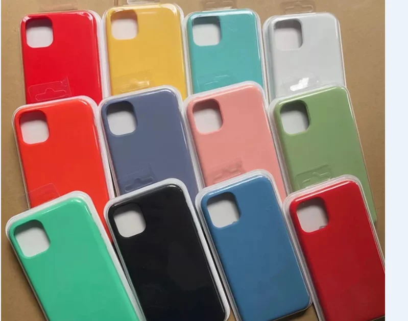 Luxury Original Silicone Phone Case For 15 14 13 7 8 Plus For Cover For