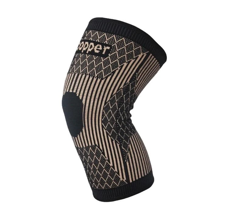 

Copper Nylon basketball support knee pad/knee brace/knee sleeve