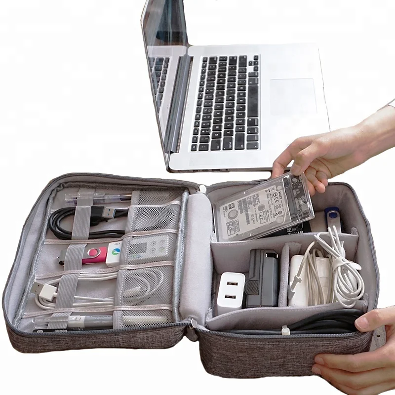 

USB Data Cable Earphone Wire Power Bank Organizer Digital Electronic Accessories Digital Storage Bag