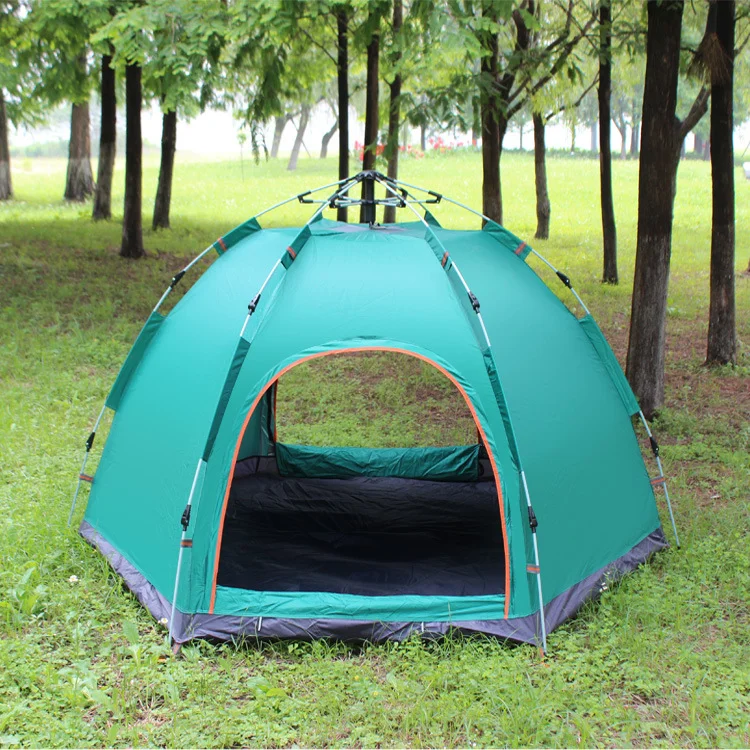 

2021 new arrivals outdoor fully automatic speed double beach folding windproof waterproof family high quality camping tent