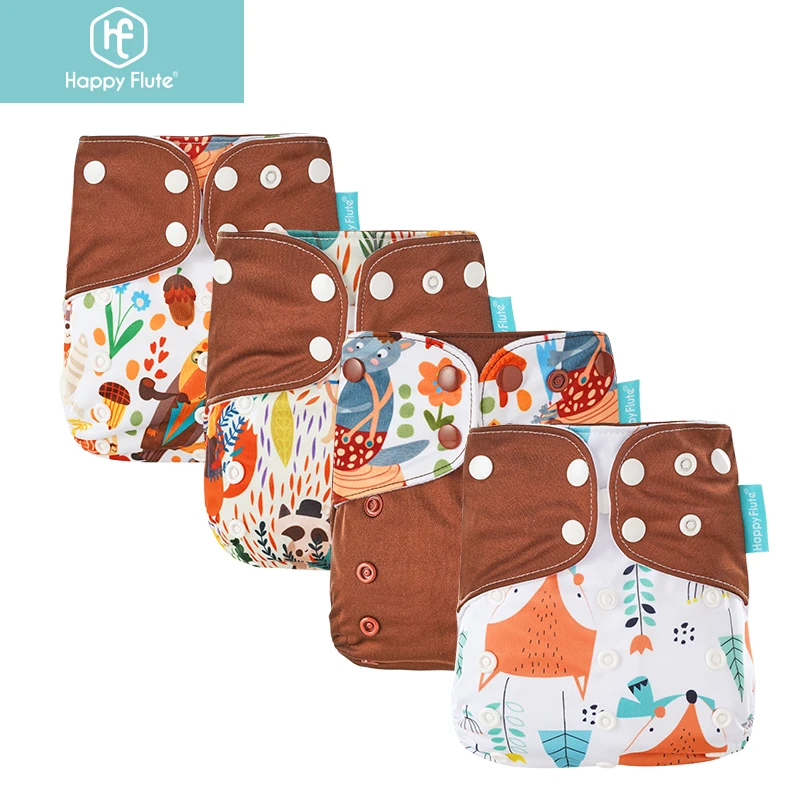 

Happyflute washable diapers soft breathable diaper cover waterproof baby cloth diapers include insert, Choose