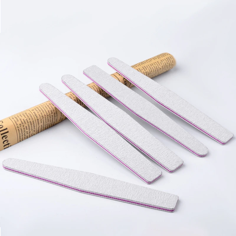 

Grey Double-sided Grit Rhombus Nail Art File Sanding 100/180 Files Nail Buffer Polishing Tools