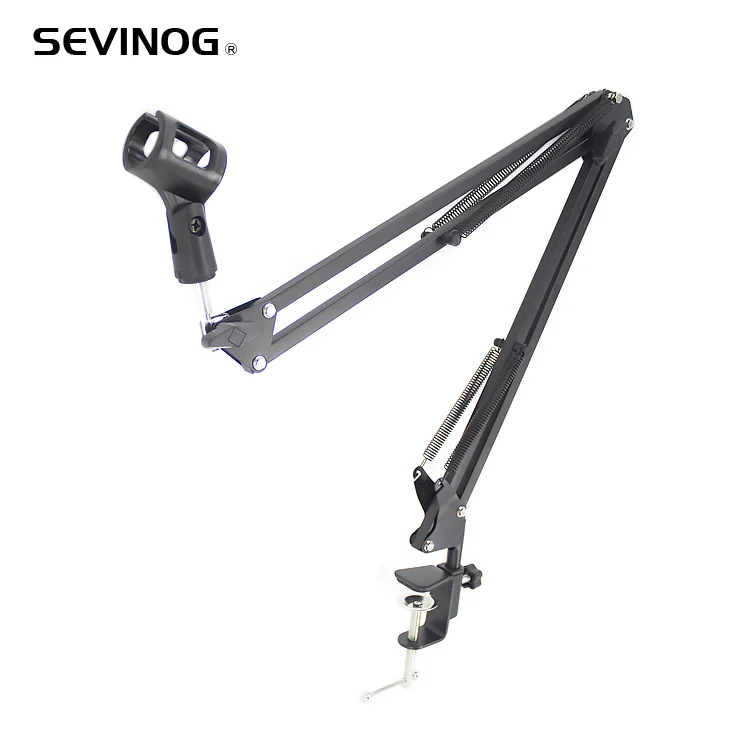 

NB35 Manufacturers supply Medical equipment professional folding desktop scissor arm microphone stand, Black