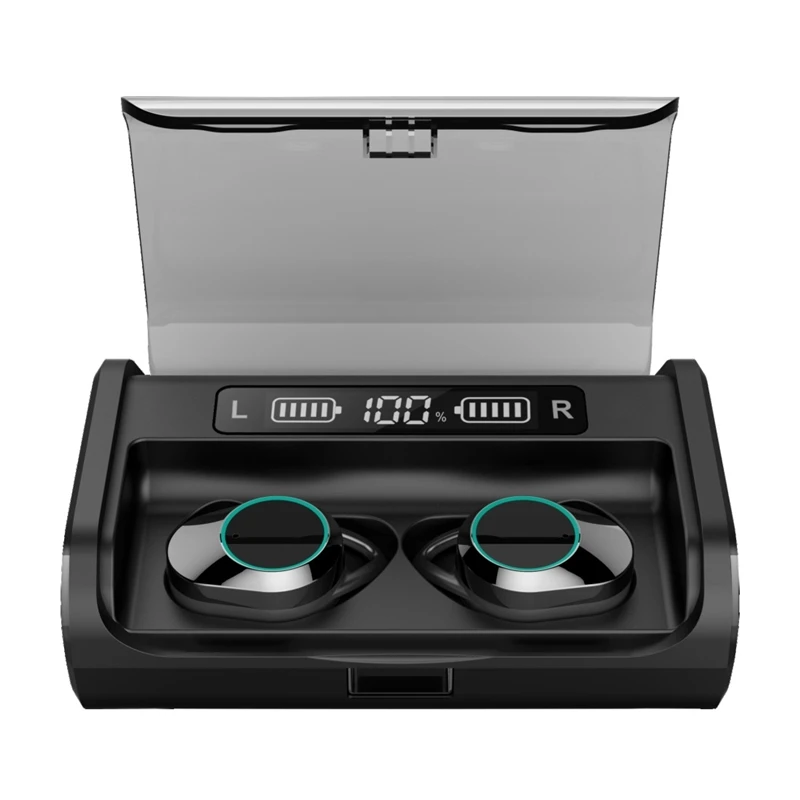 

Wireless bluetooth earbuds with microphone Airoha1532 chipset LED Battery Display IPX7 Waterproof stereo sound touch control