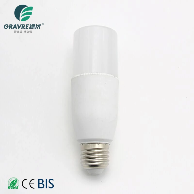 Household LED Column Bulb 1500LM B22 China Factory Making Energy Saving Brightest 15W E27 ROHS Ce Residential Aluminum SASO EMC