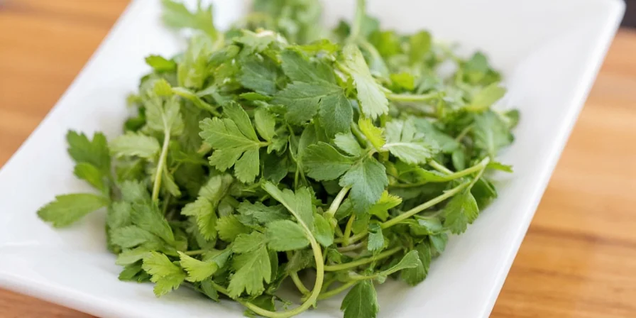 Toasting coriander seeds in a skillet