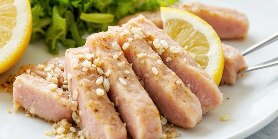 Tuna seared with smoked paprika