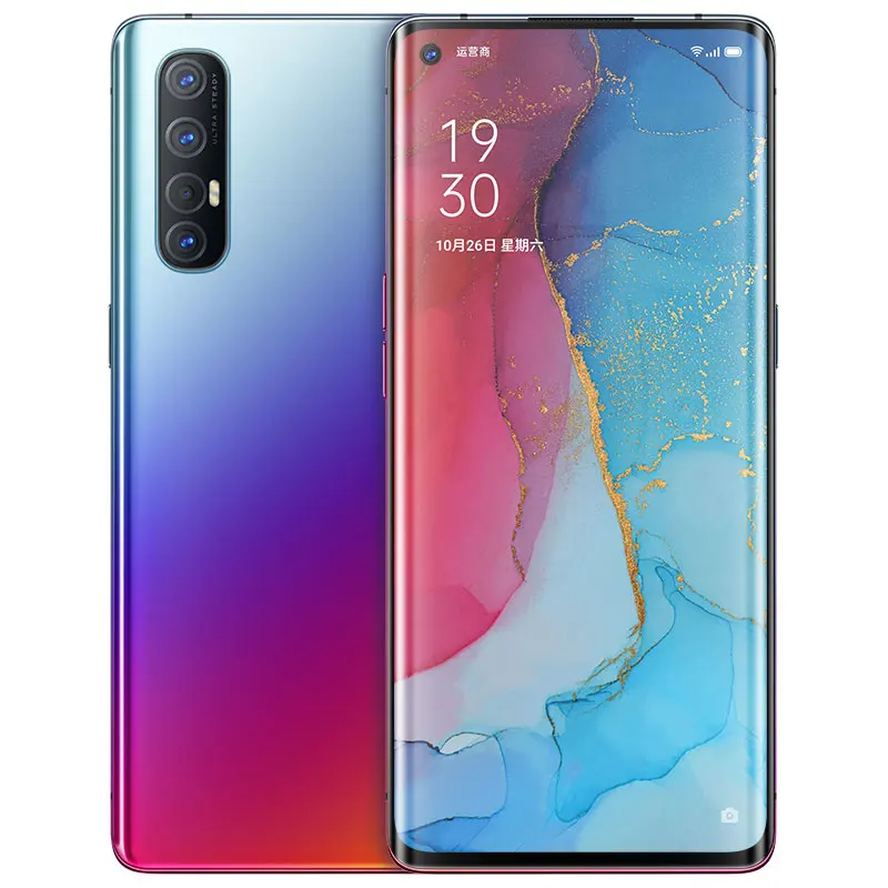 

Oppo Reno 3 Pro 5g Smart Mobile Phone 6.5" Snapdragon 765G Octa Core 8G/12G RAM 128/256G ROM 5 Cameras VOOC Screen Fingerprint