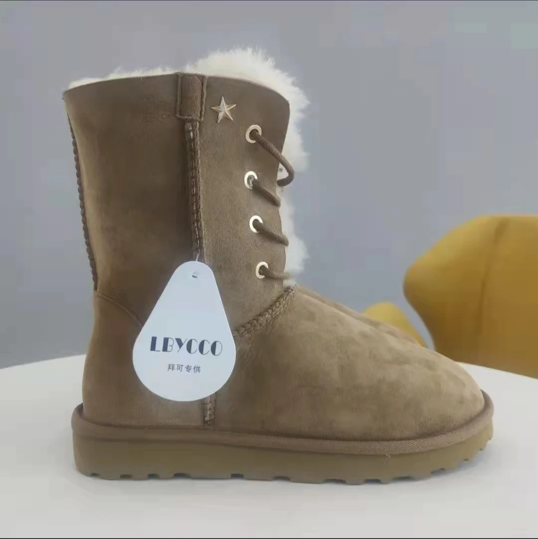 

2021 New Autumn And Winter Waterproof Platform High-Heeled Rivet Ladies Short Boots Shoes Women Martin Boots, Customized color