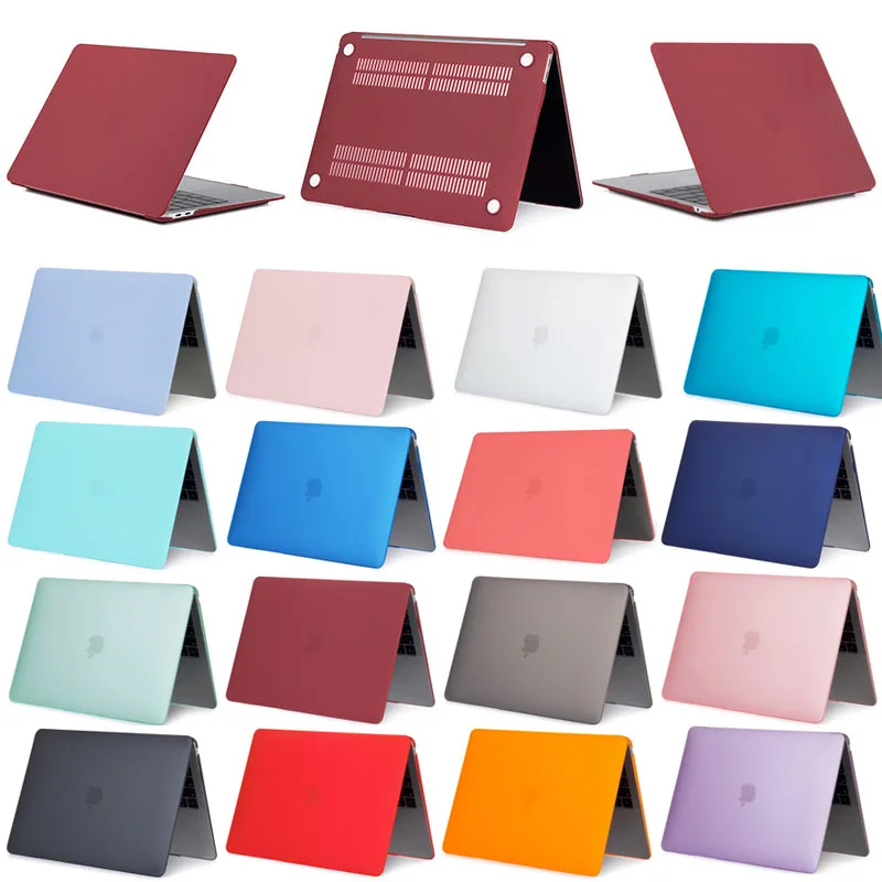 

Low MOQ Hard Shell Frost Matte Laptop Case For Apple MacBook Air 13, As the following photos