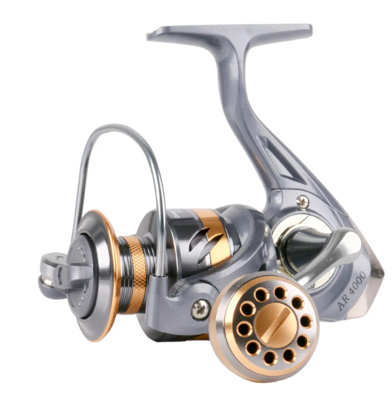 

2021 New Fishing Reel Full Metal Handle Casting Beach Rock Fishing Spinning Reel