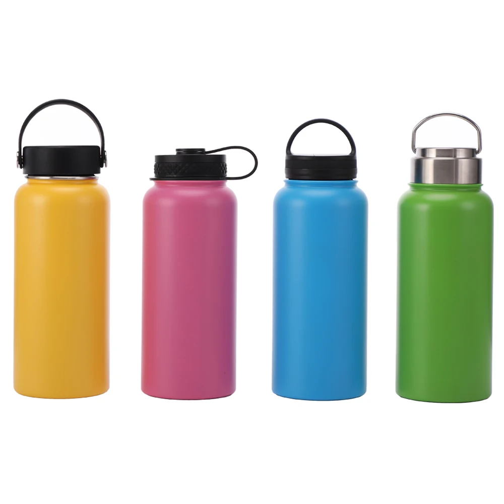 

Eco friendly hot and cold sublimation metal stainless steel vacuum flask 1L luxury big sport water bottles with custom logo