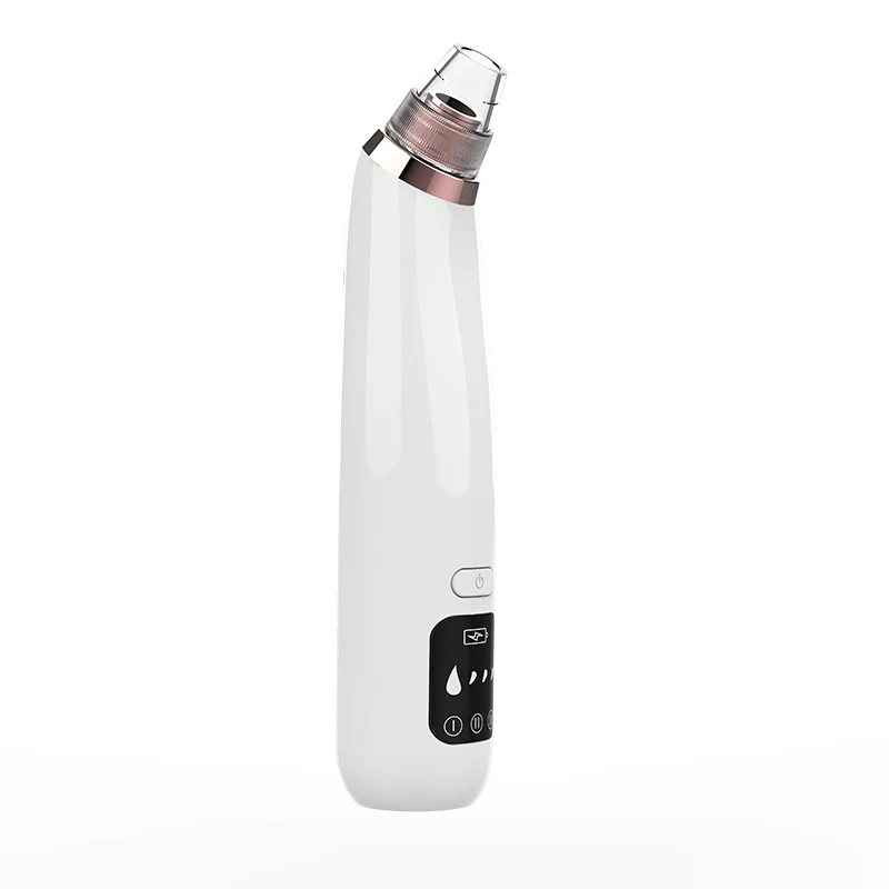 

Certificates well products deep cleaning face vaccum blackhead remover beauty device, White