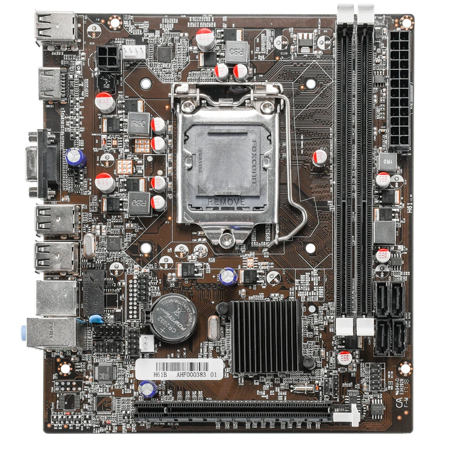 

China Best H61 Mainboard Intel PC Computer i3 i5 i7 DDR3 ATX Socket LGA 1155 Motherboard H61 For Desktop