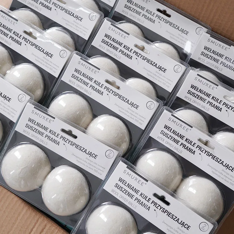 

2022 Trending 2 Pack Eco friendly Organic Wool Dryer Balls