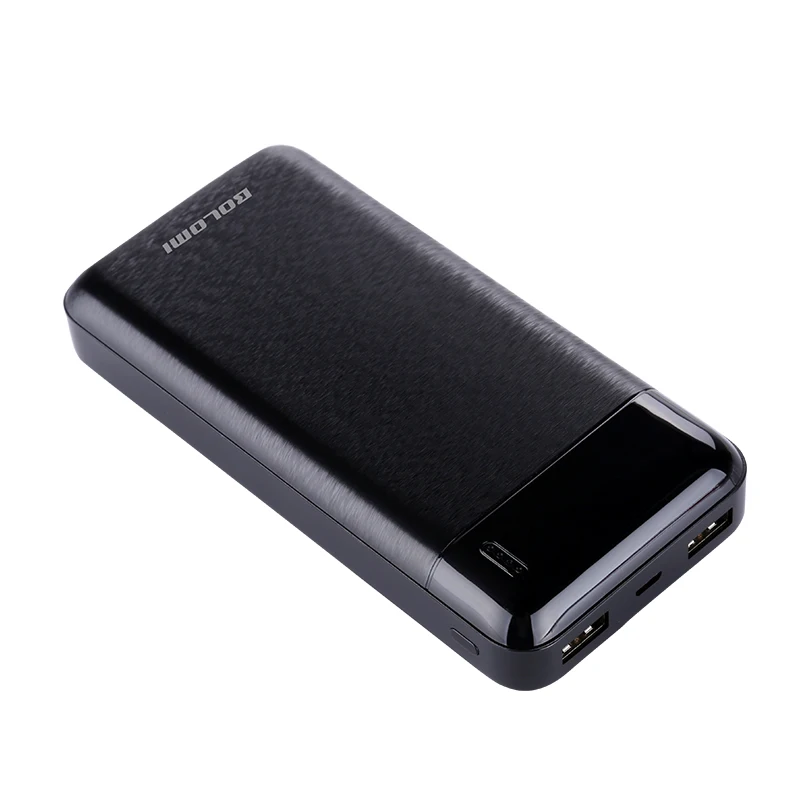 

BOLOMI Brand Powerbank 30000mAh Power Bank, Black/white