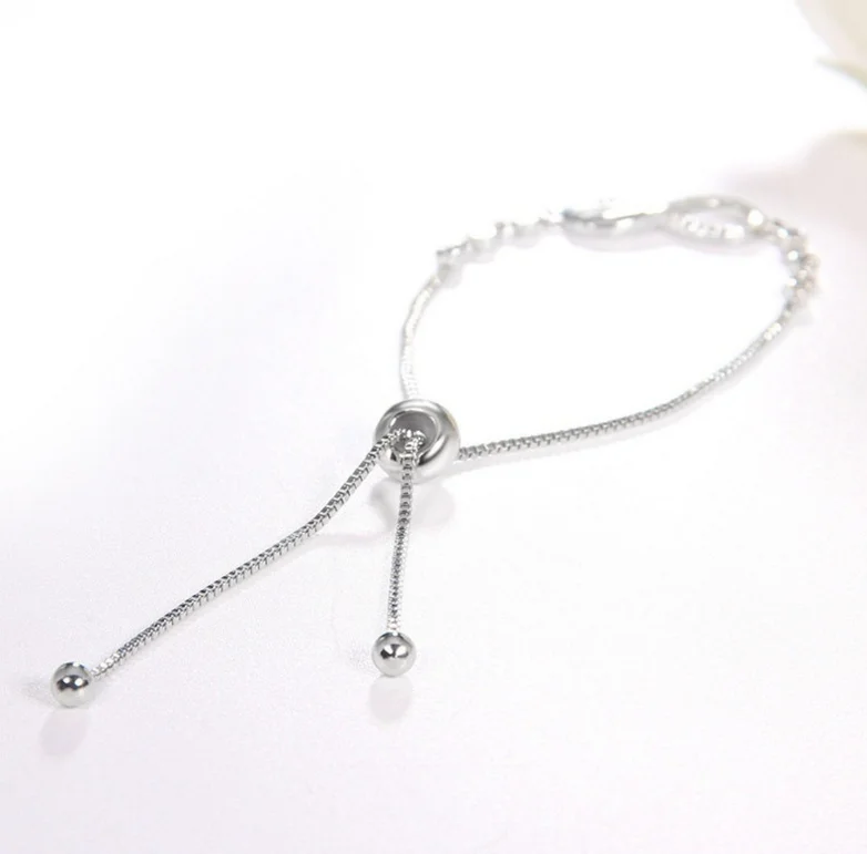 

Wholesale nice price Shinny Chain Bracelets Girls Fashion Jewelry Zircon crystal bracelet