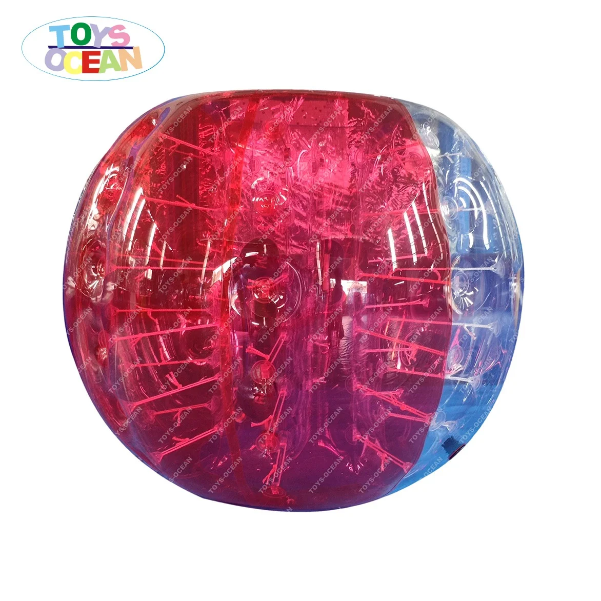 

PVC Body Zorb Bumper Ball Suit Inflatable Bubble Football Soccer Ball With Colored Dots bumper ball for sale