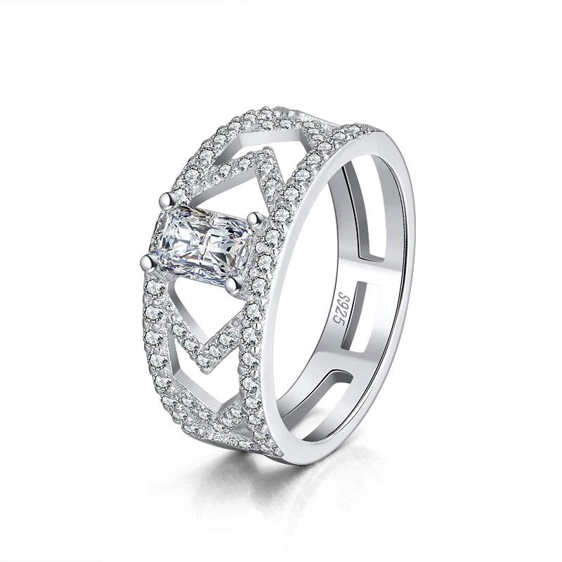 

RINNTIN SR209 New Design 2020 Real 925 Sterling Silver Mens Rings