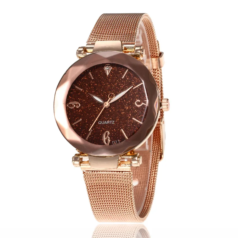

Luxury Ladies Stone Quartz Watch Stainless Steel Band Women Wrist Watches Cheap Price