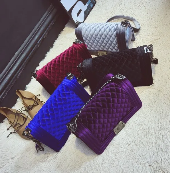 winter purse 2020 new style velvet bags vendor fashion purse bags 2020 designer jelly velvet purse and handbags