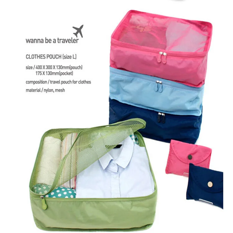 

Wholesale Factory custom logo clothes storage bag set underwear storage bag travel organizer mesh bag