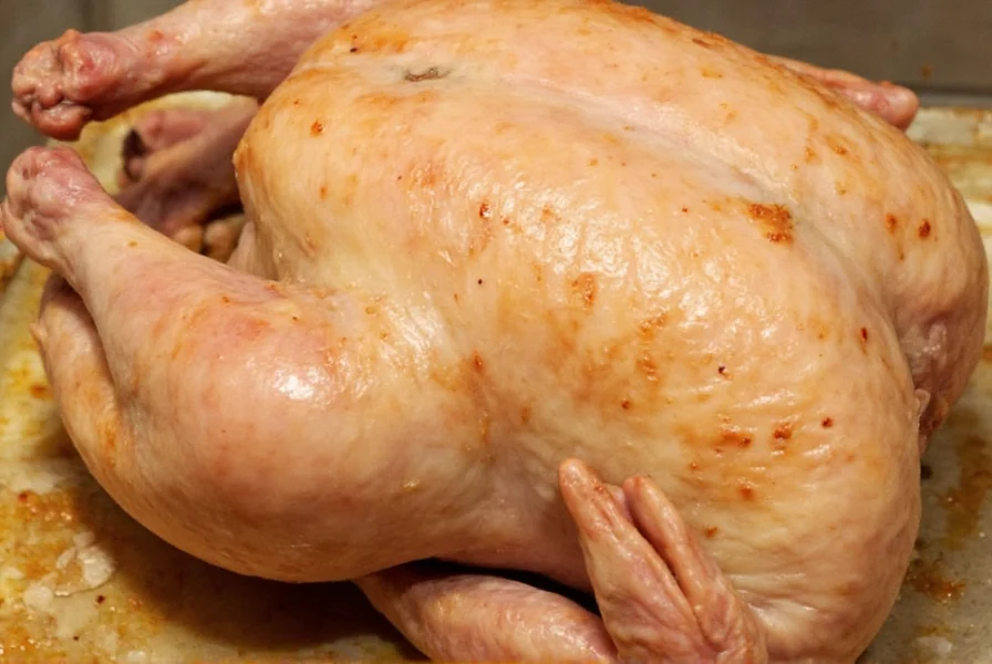 Golden roasted chicken on a platter