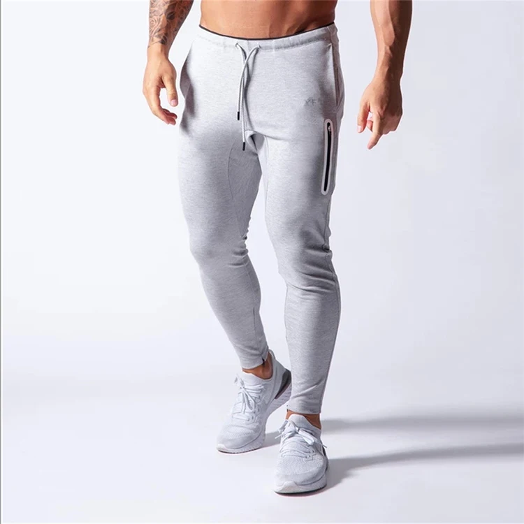 

Blank Sports Casual Zipper Pocket and Open Hem Mens Joggers Pants Men's Trousers