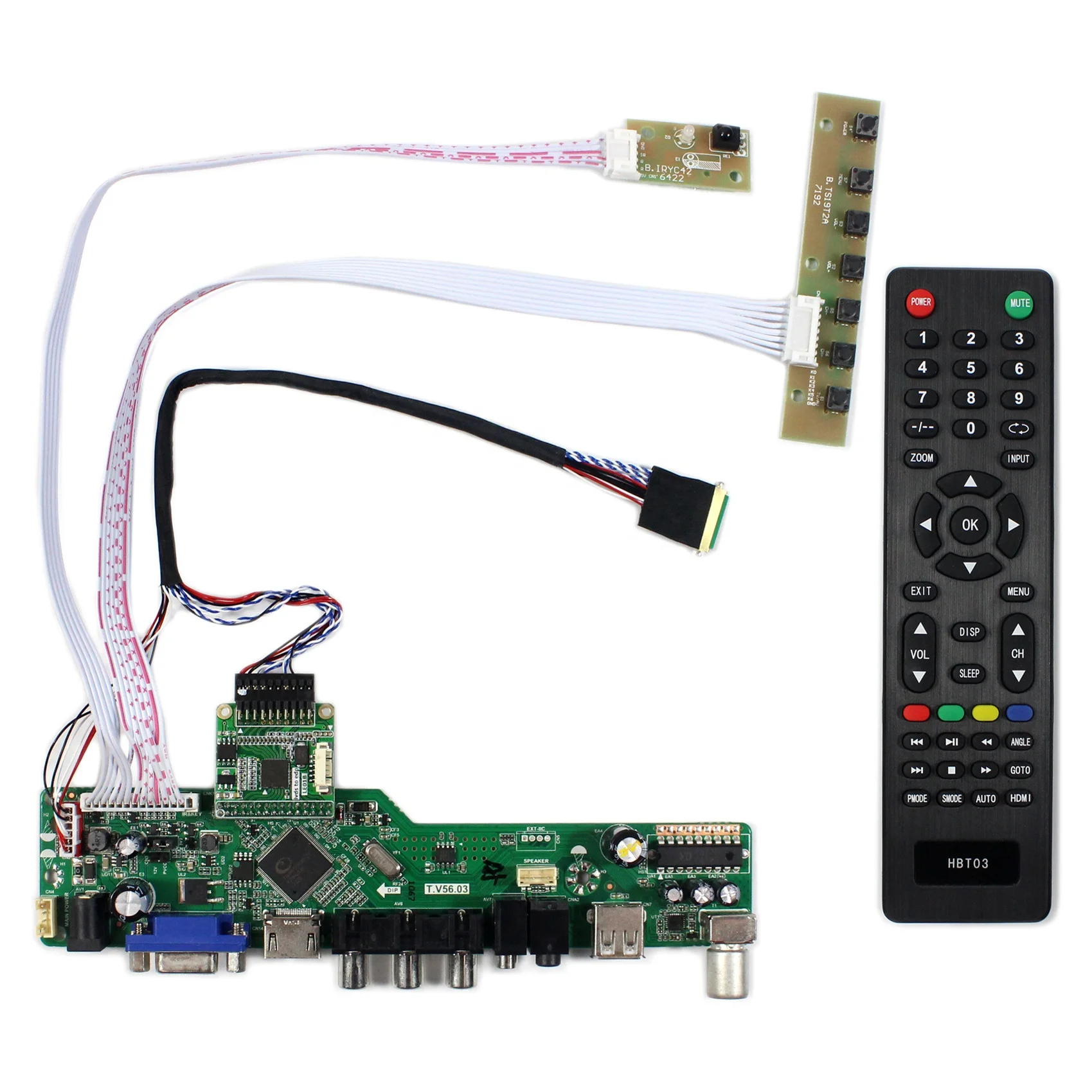 

Universal TV Controller Board 30 pin lcd controller board for edp 1920x1080 Lcd Display Screen