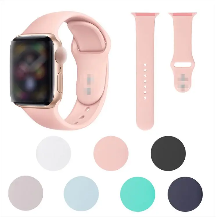 

Customizable Replaceable W26 T500 straps wristbands fruit 5 watch 6 i 8 pro iwo 13 Ak76 HW12 HW22 silicone smart watch band, Optional