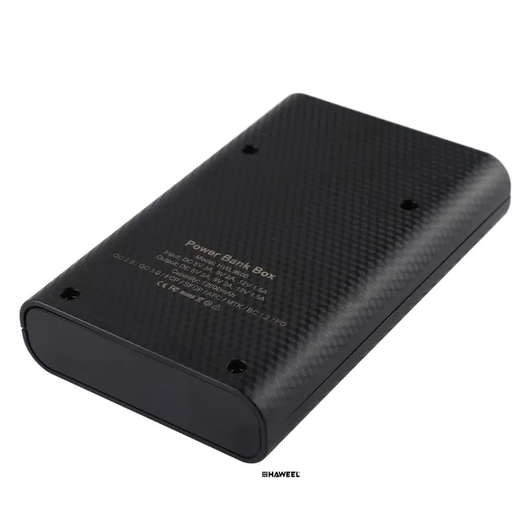 

Wholesale HAWEEL 12000mAh Dual-way QC Mobile Charger Power Bank Charger Box Case