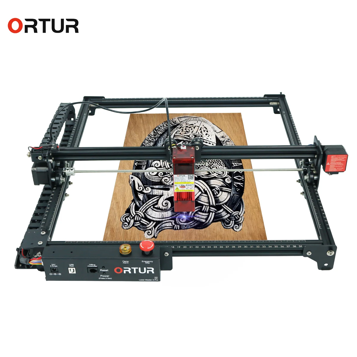 

Ortur Laser Engraver Cutter 20W Frame DIY Compressed Spot Fast Speed High Precision Laser Engraver CNC Laser Engraving Machine