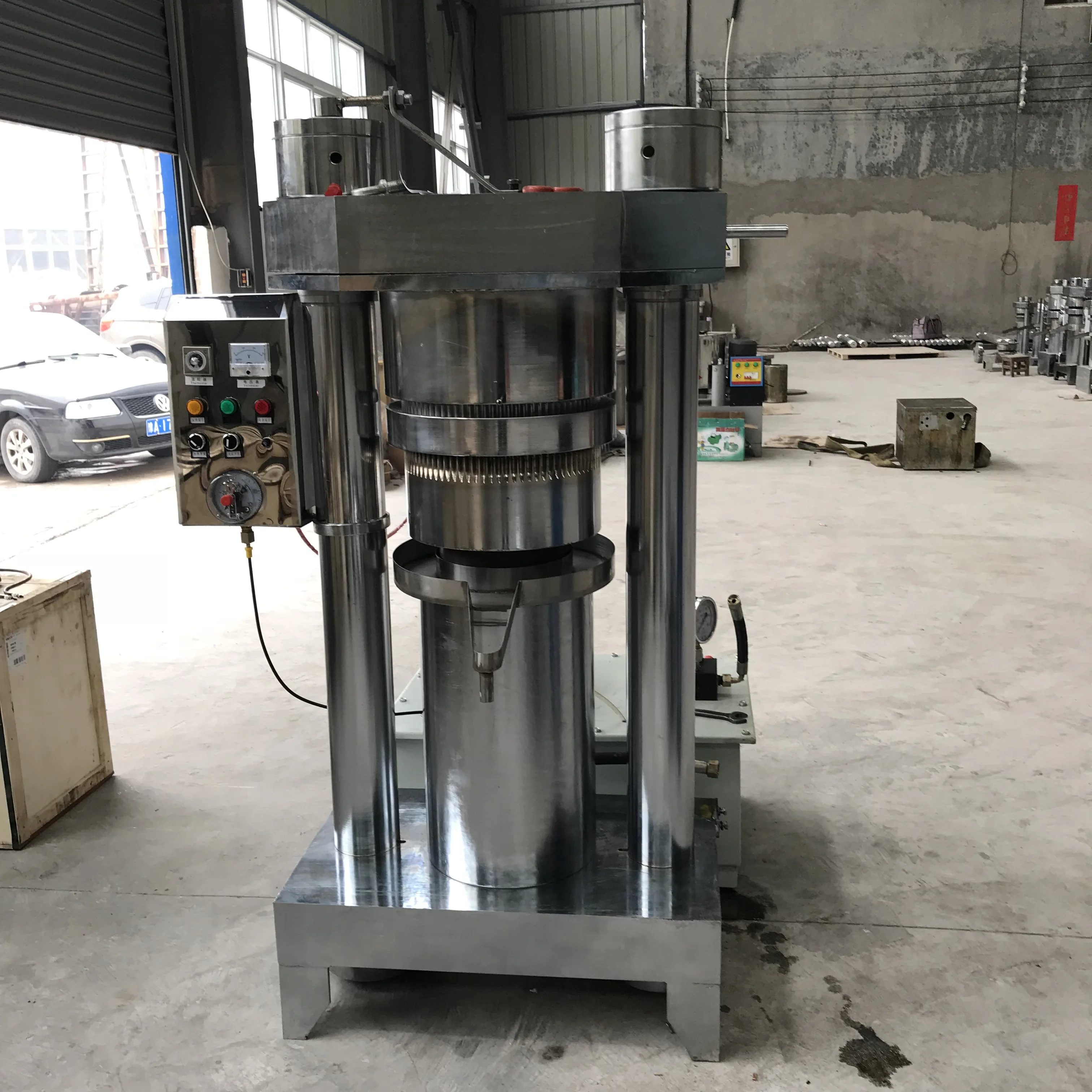 Hydraulic Oil Press Machine Mango Butter Cocoa Butter Olive Oil Press