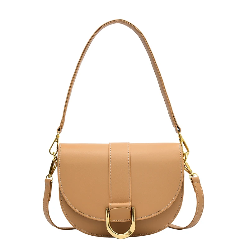 

simple bag 2021 autumn/winter new temperament niche plateaued handbag single shoulder bag