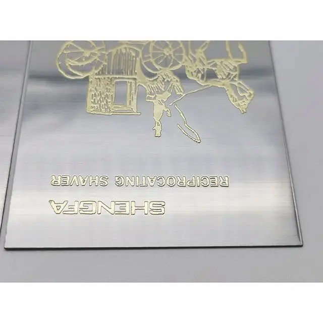 
Metal Labels Badges Custom Engraved Brand Name Logo Tags Metal Gold Plates For Clothing And Handbags 