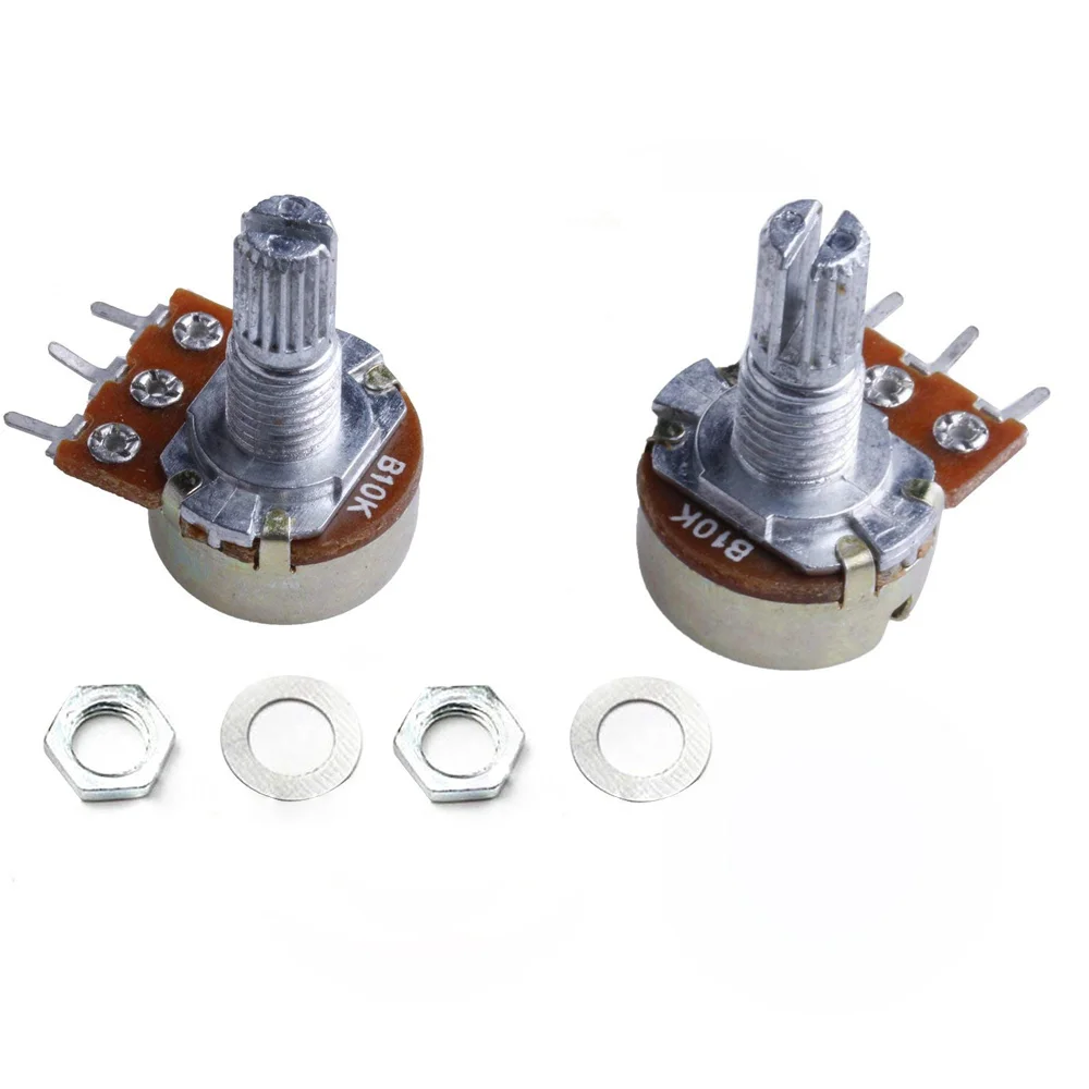 B10k Dual Stereo Potentiometer With 15mm Split Shaft S6k1 Buy B10k