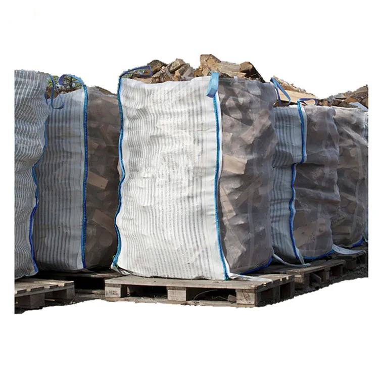

EGP 4 Loops Plastic Big Bags 1000KG Firewood Big Jumbo Bags 1500kg Pp Woven Breathable Big Bag Top Full Open C Packaging Storage